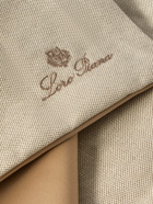 Loro Piana - My Doggie Walt Cotton-Twill, Canvas and Leather Travel Blanket