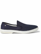 RIVIERAS - Cotton-Mesh and Canvas Espadrilles - Blue