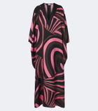 Pucci Iride silk twill kaftan