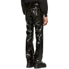 Ottolinger Black Faux-Leather Shiny Basic Jeans