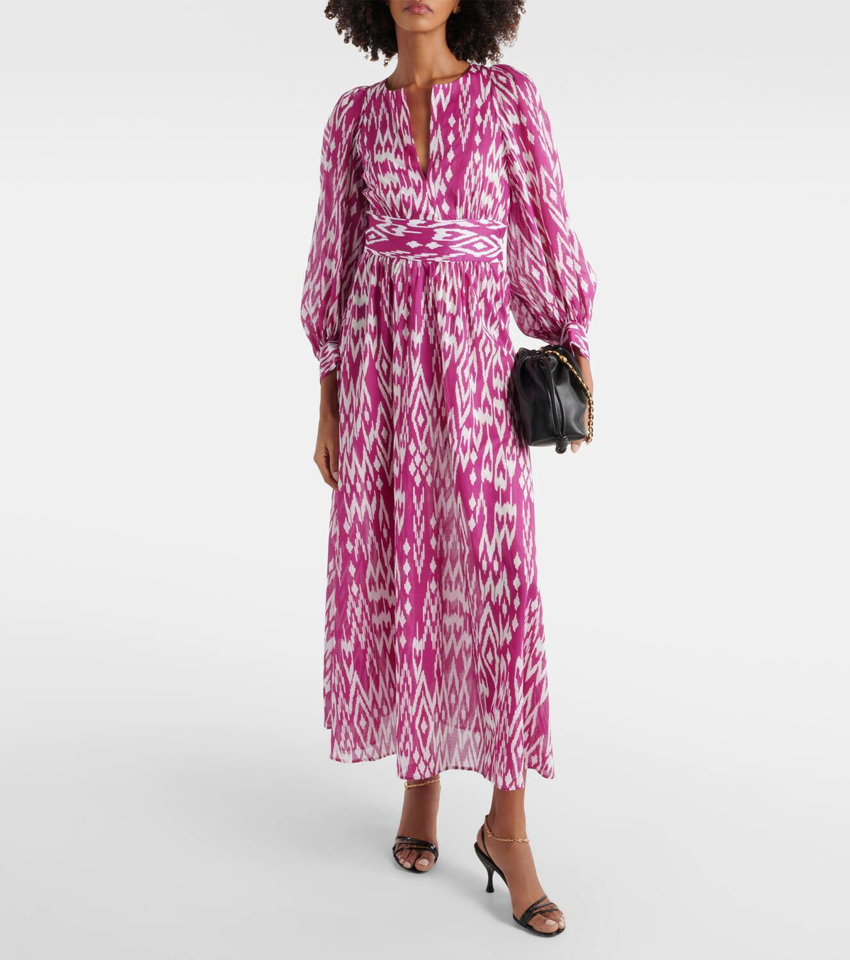 Eres Tornado balloon-sleeve maxi dress