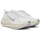 Nike White & Gray Vomero Plus Sneakers