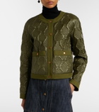 Moncler Libellule quilted down jacket