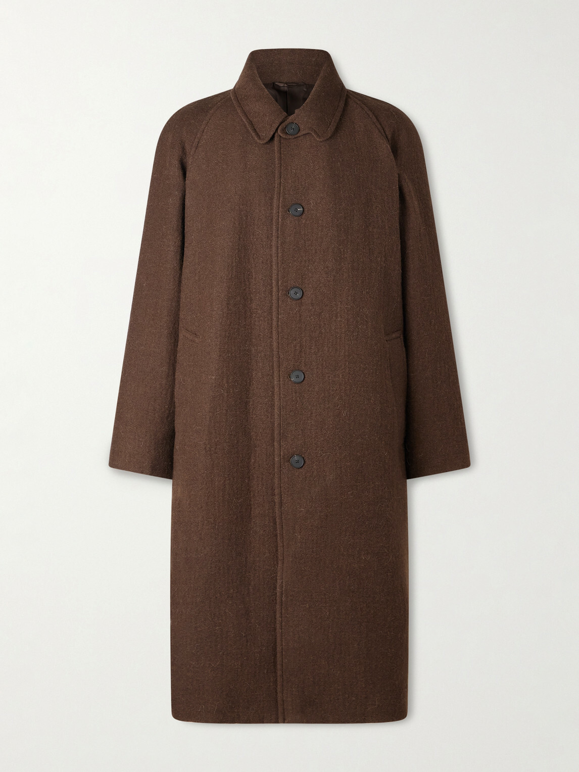 Kaptain Sunshine - Umbrella Wool-Blend Car Coat - Brown