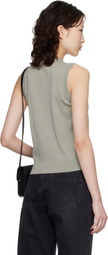 Maison Kitsuné Beige Baby Fox Fine Merino Sweater Vest