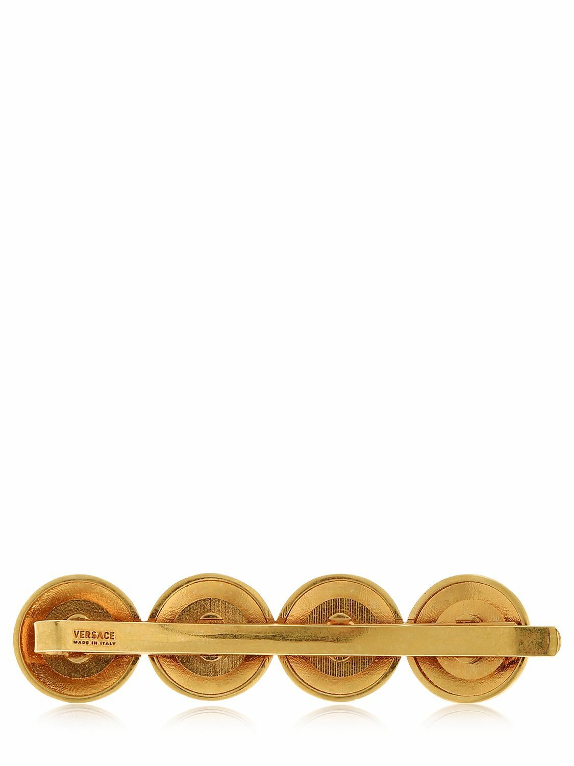 VERSACE★素敵!Gold Tone MEDUSA COIN HAIRPIN VERSACE - Medusa Coin Right Side Hair Clip Versace