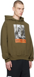 Heron Preston Khaki Heron Hoodie