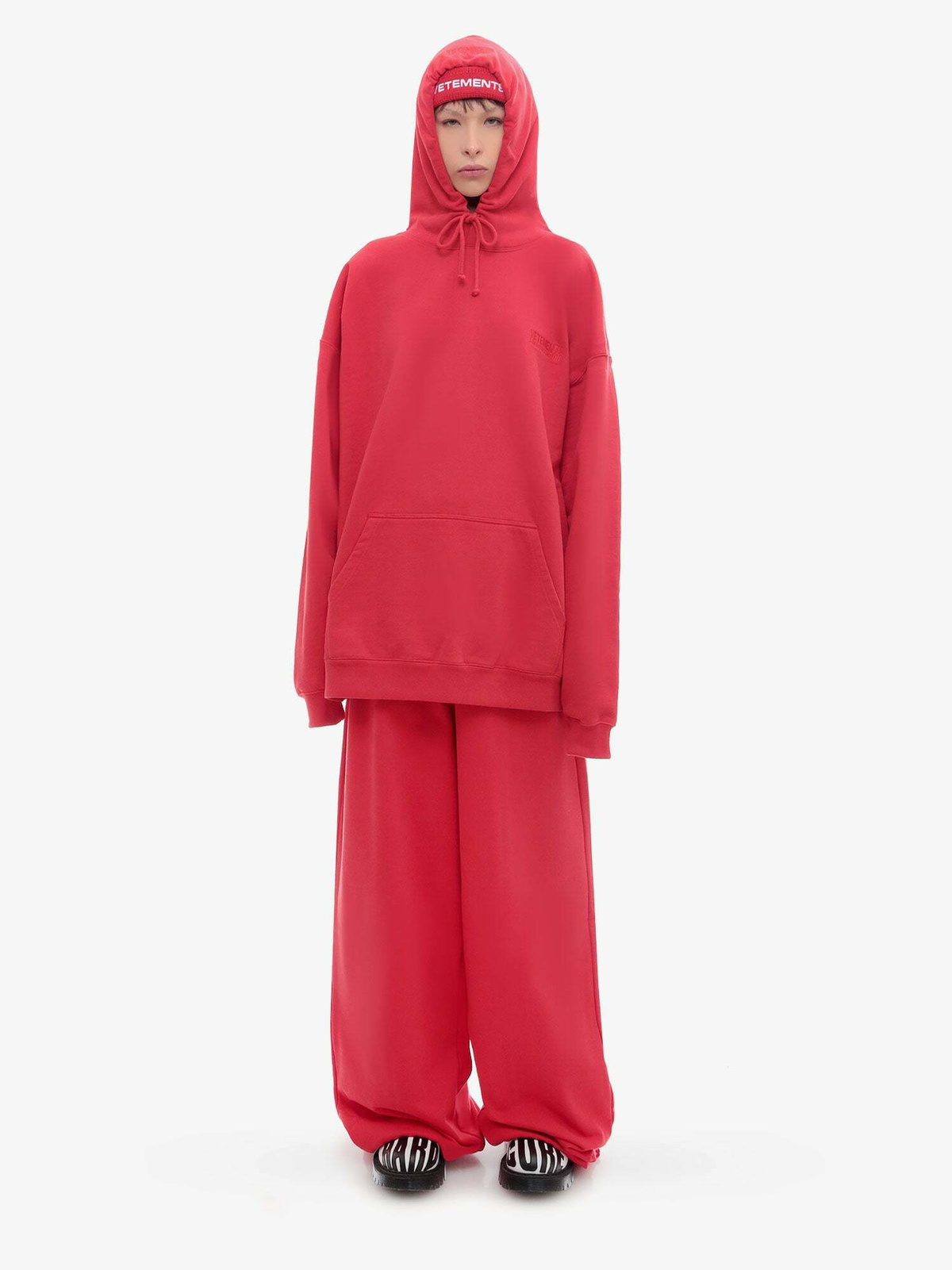 Vetements Trouser Red Womens Vetements