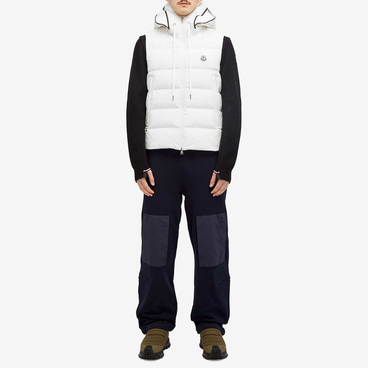 Moncler Men's Cardamine Padded Vest in White Moncler