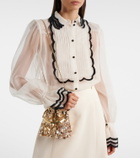 Jimmy Choo Bon Bon Small embellished bucket bag