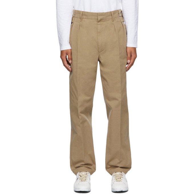 Photo: Maison Margiela Tan Stone Enzyme Wash Trousers