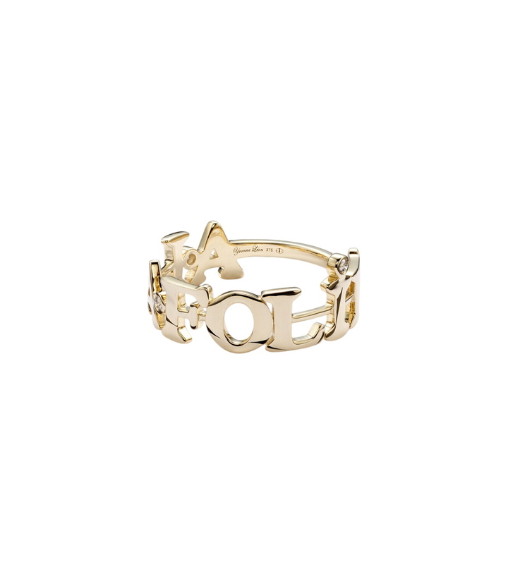 Photo: Yvonne Léon À La Folie 9kt gold ring with diamonds