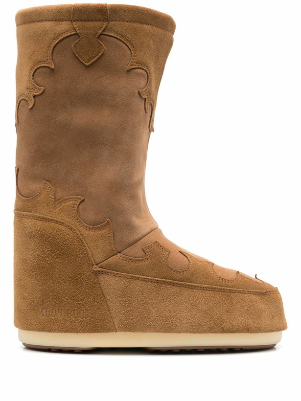Photo: Moon Boot Brown Icon Boots