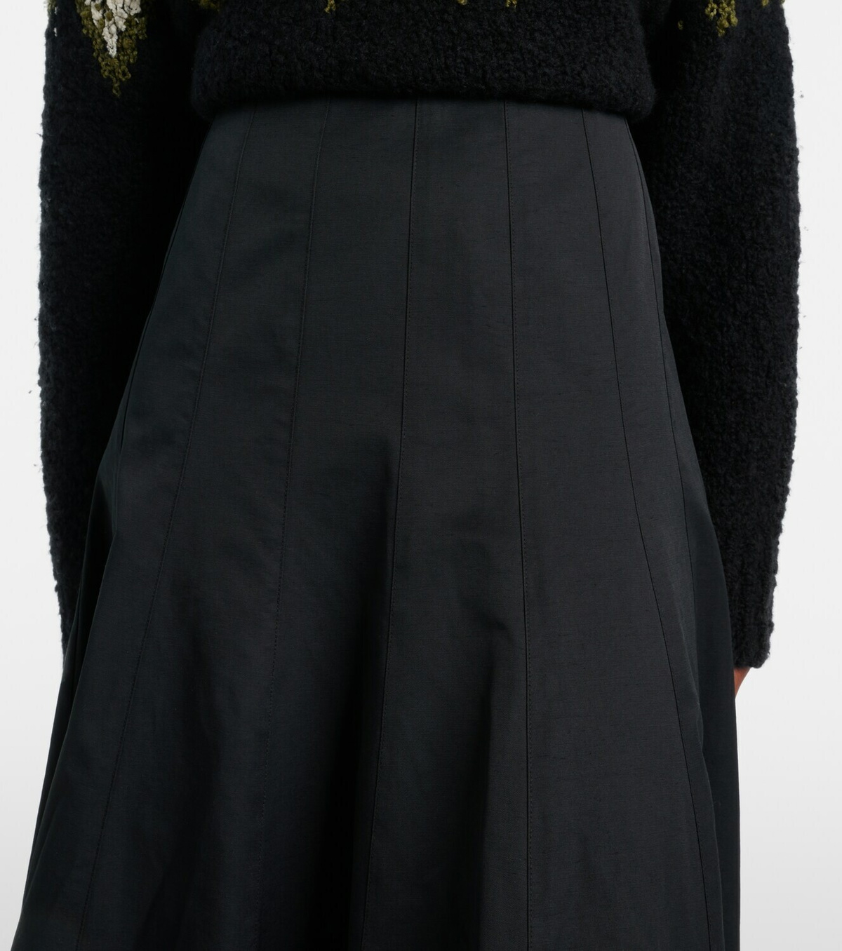Proenza Schouler Heidi cotton-blend midi skirt