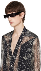 Rick Owens Black Hollywood Geth Sunglasses