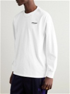 Saturdays NYC - Marker Standard Logo-Print Cotton-Jersey T-Shirt - White