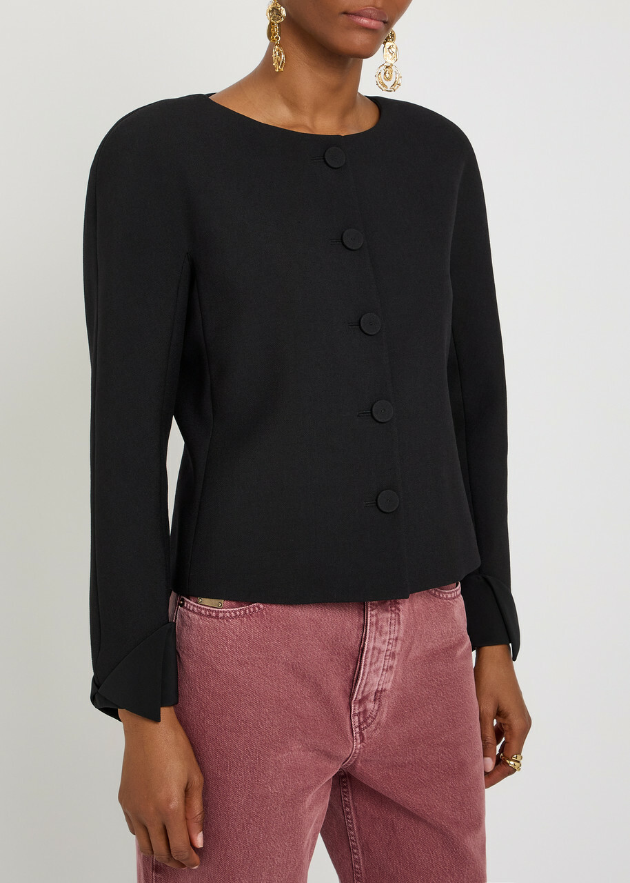 Chloe Wool top Black