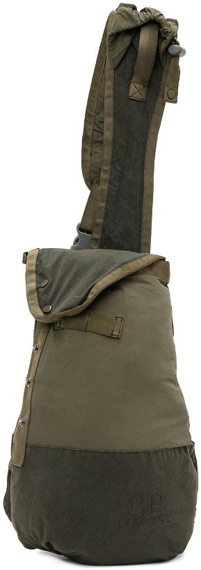 Photo: C.P. Company Khaki Embroidered Backpack