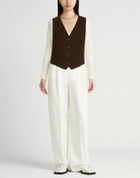 Circolo 1901 Womens Tailored Vest Chocolate in Brown