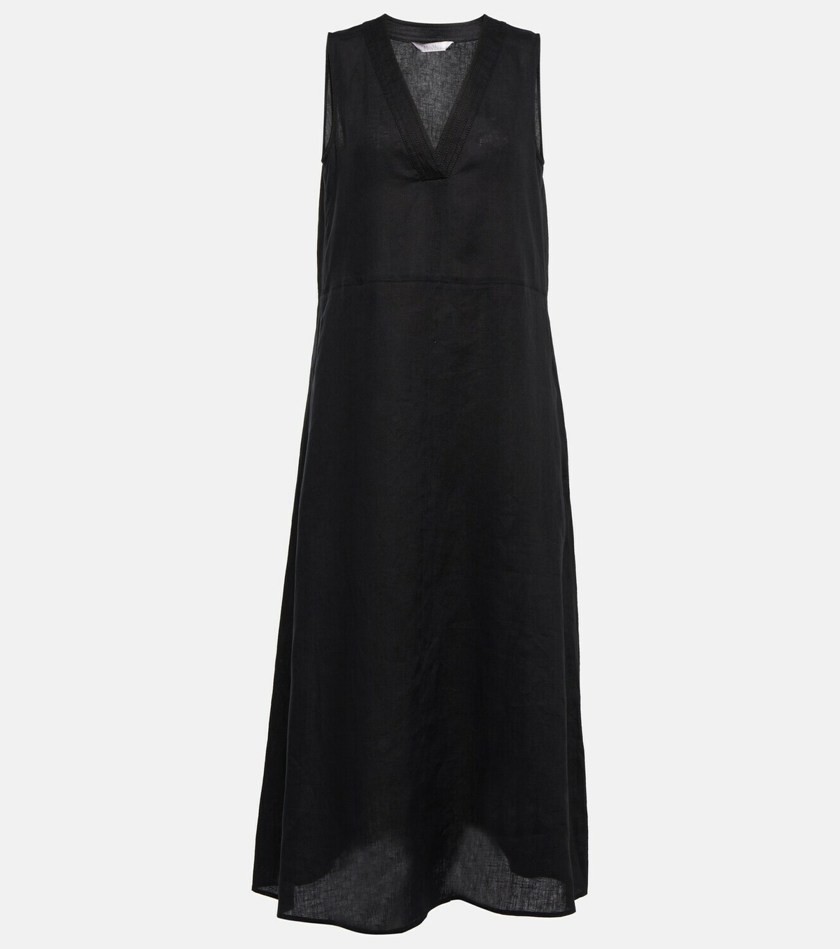 Max Mara - Leisure Sofocle linen midi dress Max Mara