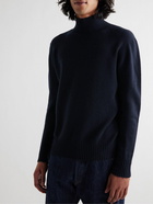 NN07 - Clark Wool Mock-Neck Sweater - Blue