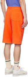 ERL Orange Three-Pocket Shorts