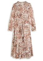 Needle & Thread Leopard-print Chiffon Midi Dress