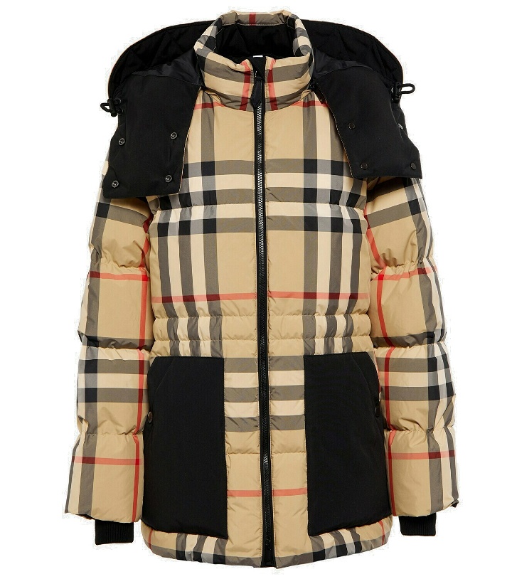 Photo: Burberry - Archive Check puffer jacket
