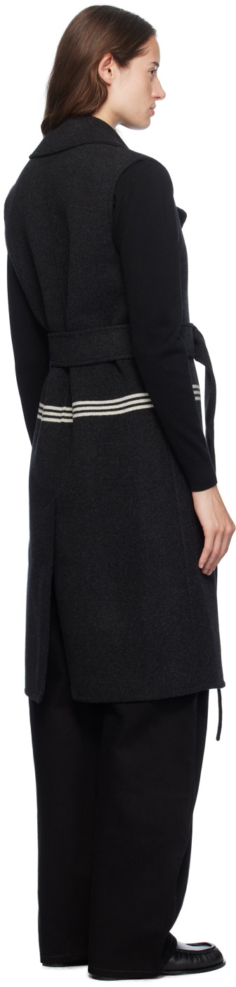 Burberry Gray Wool Vest