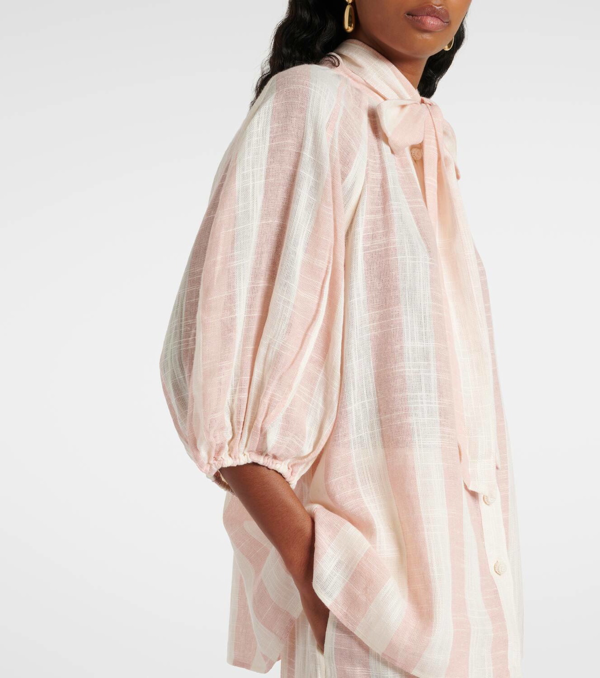 【Zimmermann】Acacia striped neck-tie blouse Zimmermann Acacia striped neck-tie blouse Zimmermann