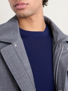 SEASE - Lasca Wish® Virgin Wool T-Shirt - Blue
