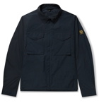BELSTAFF - Command Logo-Appliquéd Shell Shirt Jacket - Blue