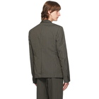 Junya Watanabe Brown Stripe Blazer