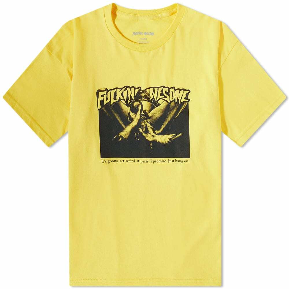 Fucking Awesome Men's Birth T-Shirt in Daisy Fucking Awesome