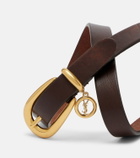 Saint Laurent Cassandre leather belt