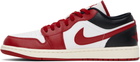 Nike Jordan Black & Red Air Jordan 1 Low Sneakers