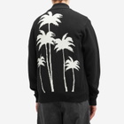 Palm Angels Men's Palm Knit Track Top in Black