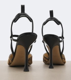 Fendi Colibrì leopard-print calf hair slingback pumps