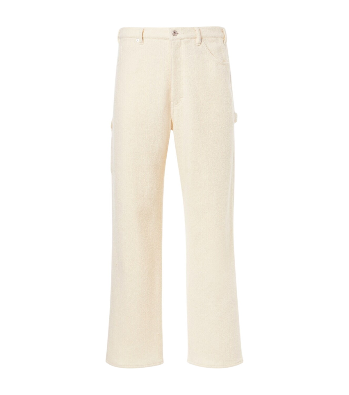 AURALEE Khaki Light Cotton Wool Viyella Cargo Pants Auralee