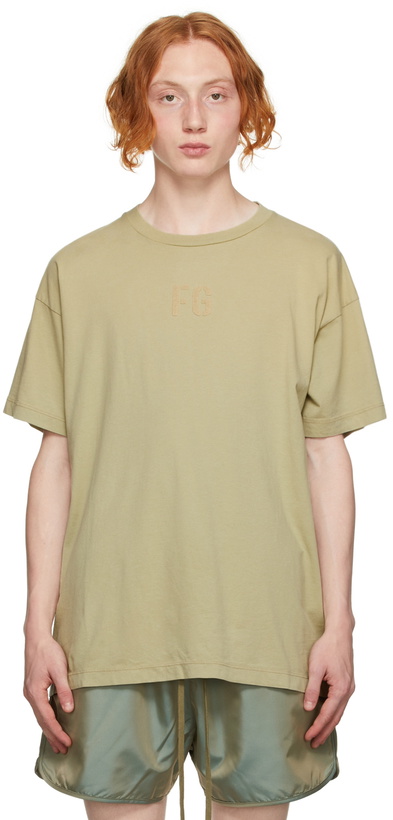 Photo: Fear of God Green 'FG' T-Shirt