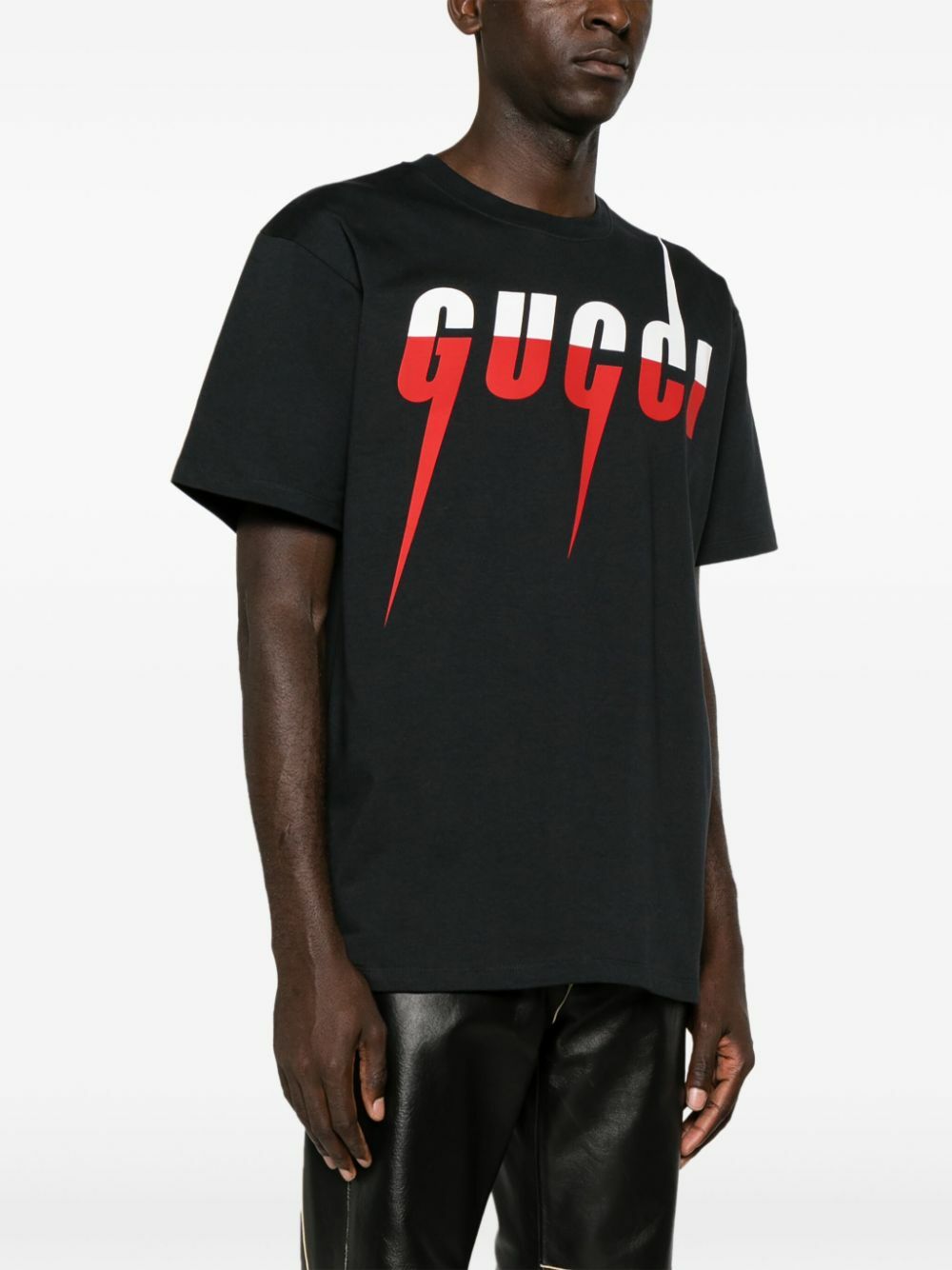 Gucci Black Blade Cotton T-Shirt Gucci