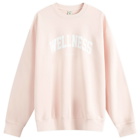 Sporty & Rich Men's Wellness Ivy Sweatshirt in Ballet Pink/White