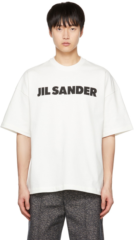 Photo: Jil Sander Off-White Printed T-Shirt