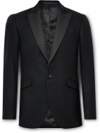 Favourbrook - Seaton Slim-Fit Grosgrain-Trimmed Cashmere Tuxedo Jacket - Blue