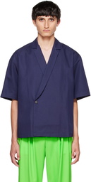 King & Tuckfield Navy Wrap Shirt