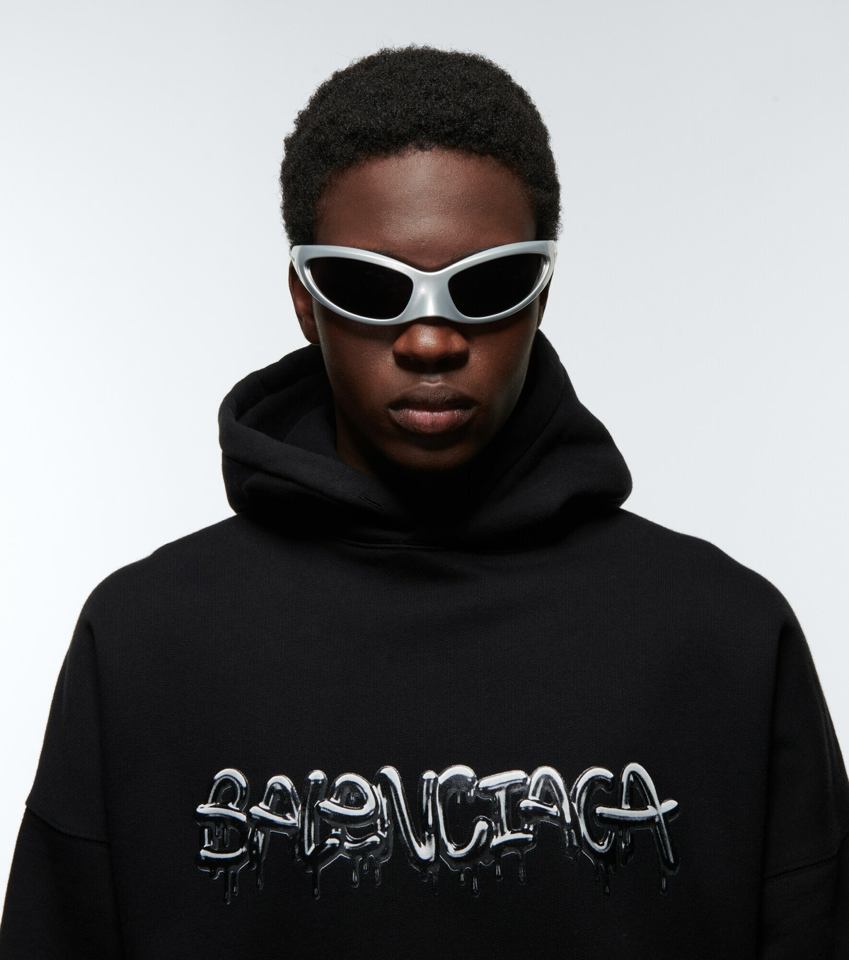 Balenciaga Women Ivory Acetate Sunglasses
