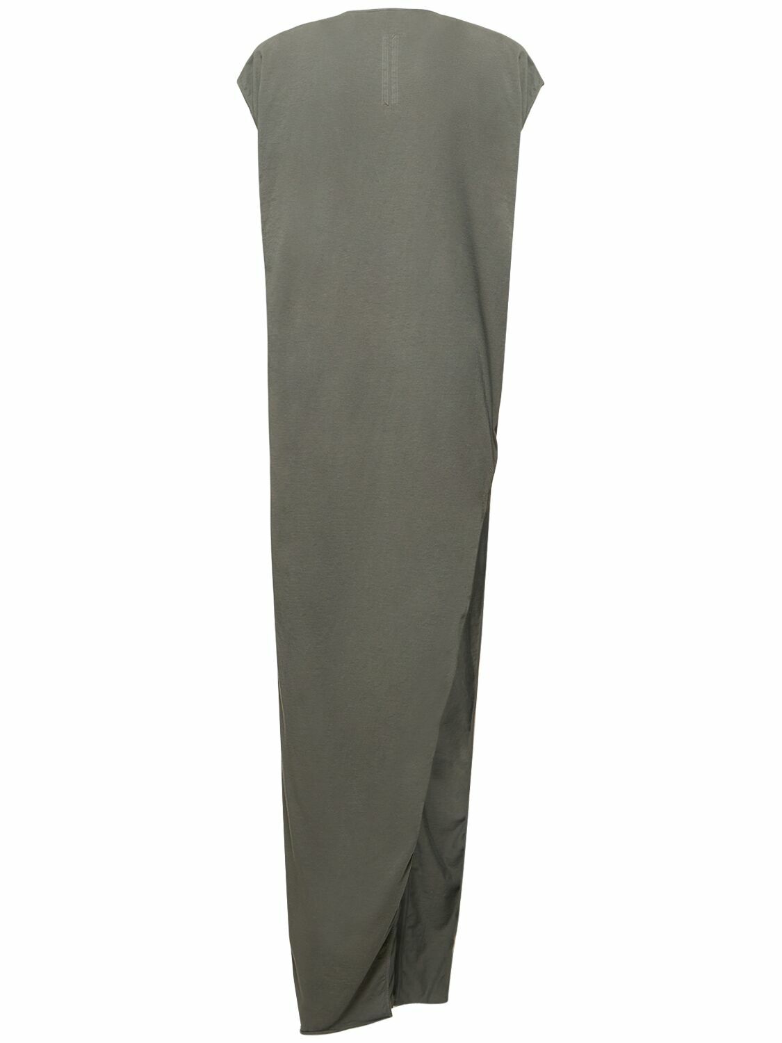 RICK OWENS DRKSHDW - Arrowhead Cotton Jersey Long Dress Rick Owens Drkshdw