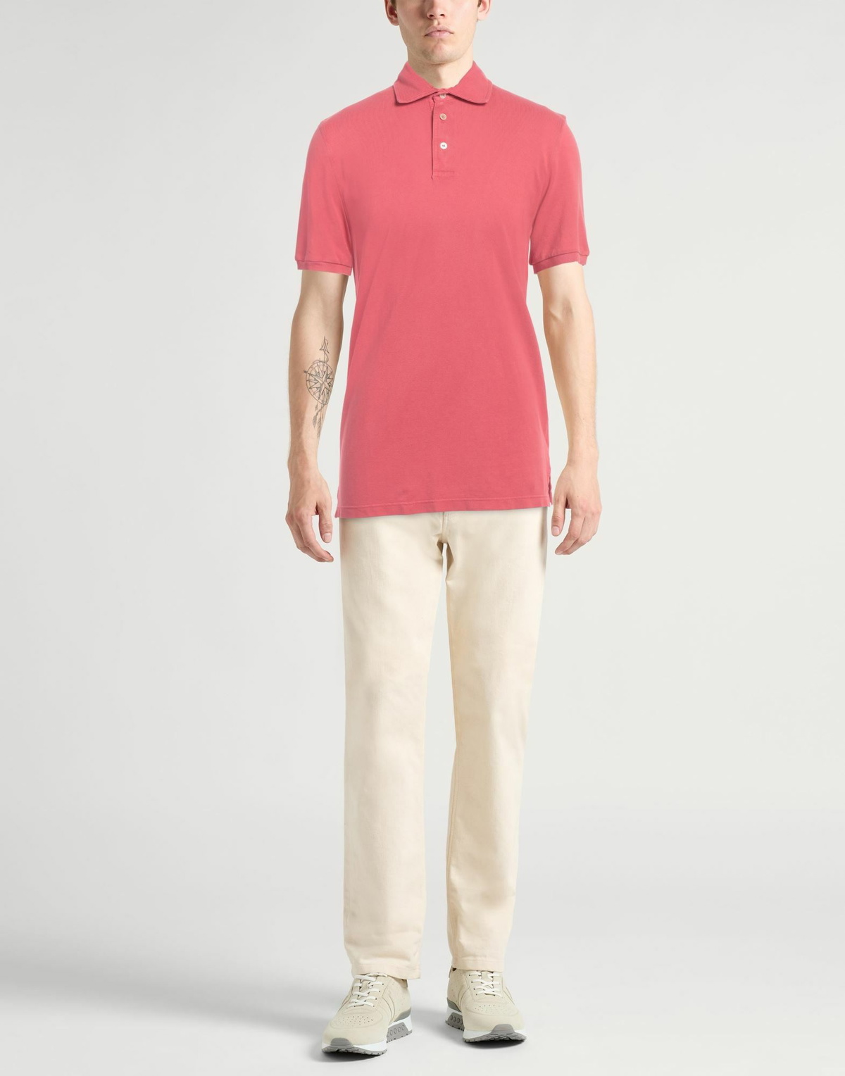 Fedeli Mens Polo shirt Coral