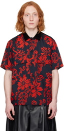 sacai Red Floral Shirt