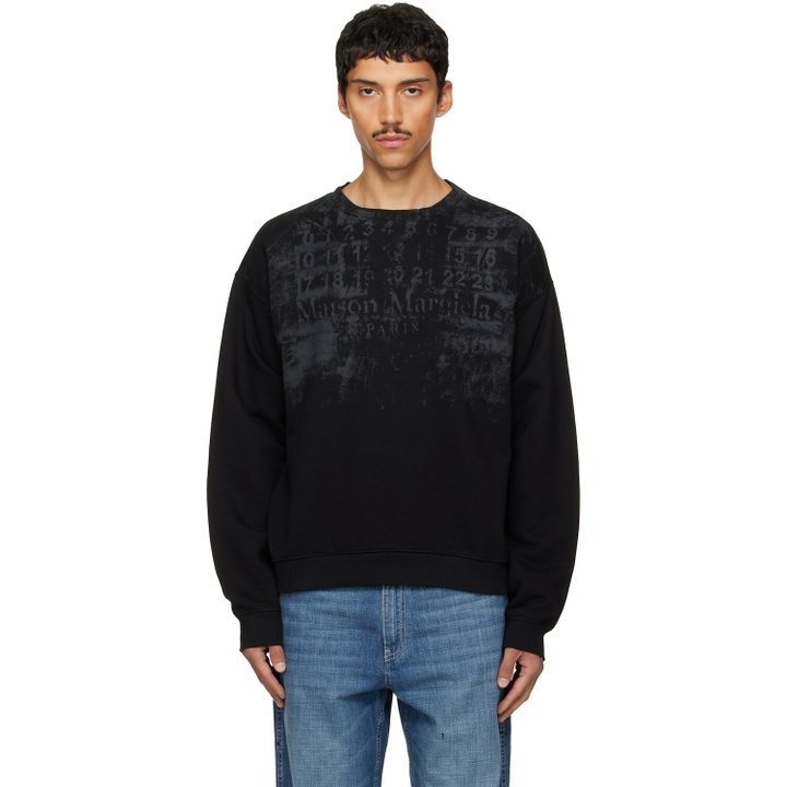 Photo: Maison Margiela Black Number Sweatshirt